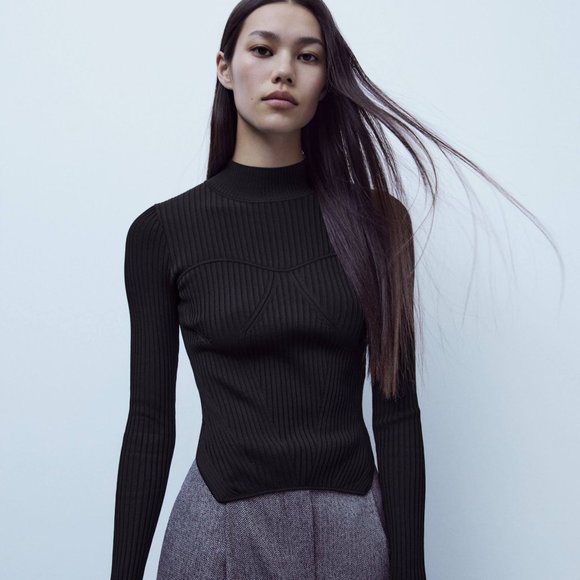 Zara Fitted Sweater, SIZE XS, SLIM FIT, “Gently Used” - Picture 4 of 4